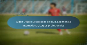 Aiden O’Neill: Destacados del club, Experiencia internacional, Logros profesionales