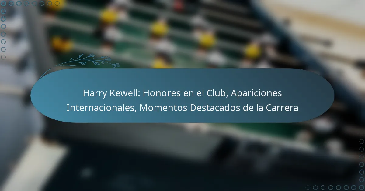You are currently viewing Harry Kewell: Honores en el Club, Apariciones Internacionales, Momentos Destacados de la Carrera